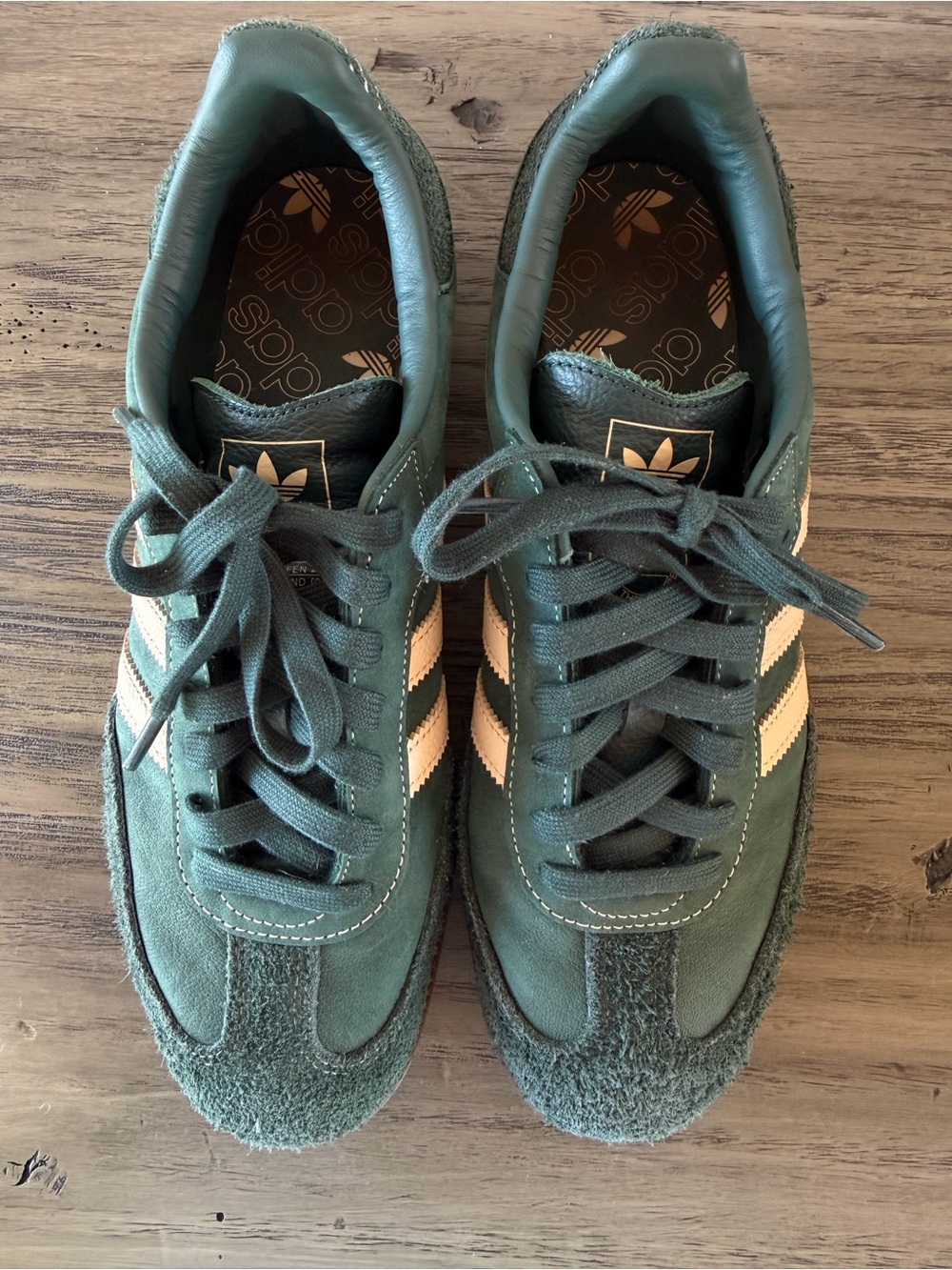 Adidas Samba OG Collegiate Green Cream Women’s 9.5 + Extra Laces - Picture 4 of 8